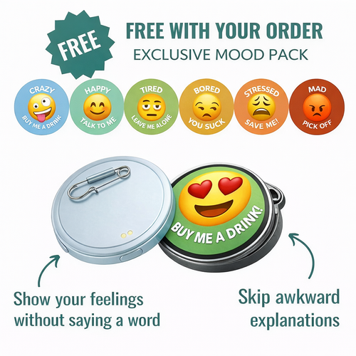 MoodSlide™ Badge